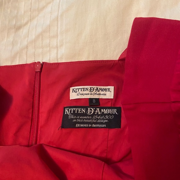 Kitten D'Amour Miss Strawberry Pageant Puff Sleeve Top - Picture 8 of 10